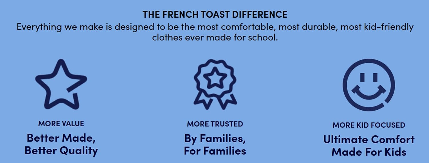 French Toast Shop French Toast – Kids' School Uniforms, School Clothes & Comfortable Everyday Styles for Boys and Girls.-French Toast Shop